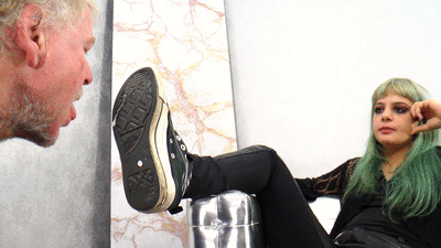 Spit on Chucks - lick them, right now!